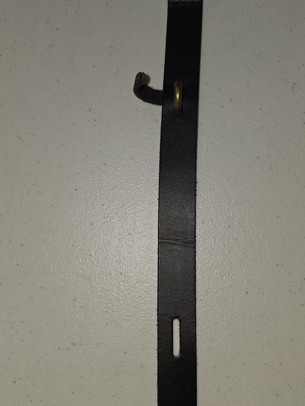 Time and Tru Black Leather Belt with Antiqued Brass Buckle Sz XL - Picture 7 of 16